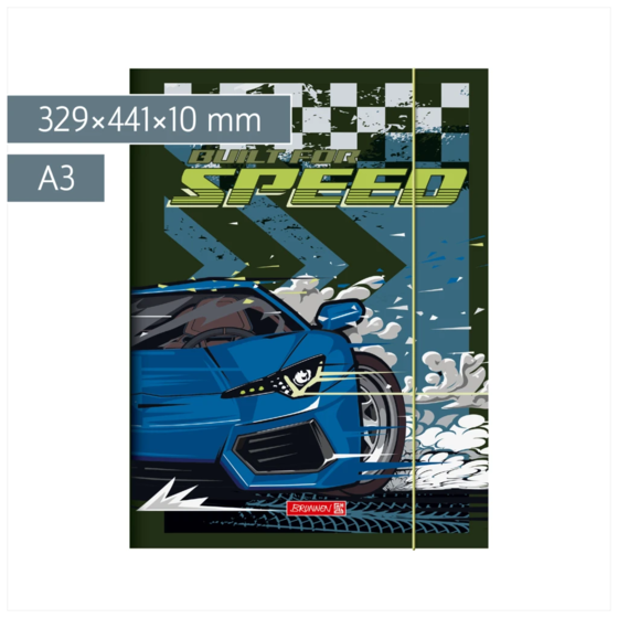 Sammelmappe Fast Wheels für A3 | A3, Füllhöhe: 10 mm