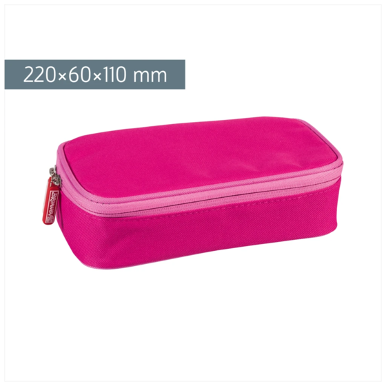 Schlampermäppchen Colour Code | 1 Klappe(n), pink