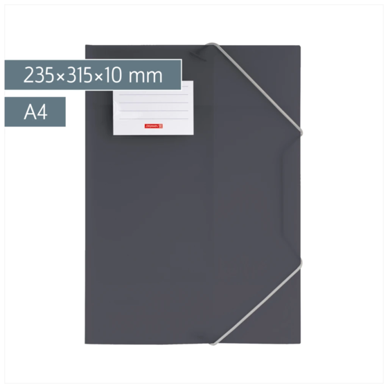 Sammelmappe FACT!pp | A4, Füllhöhe: 10 mm, onyx