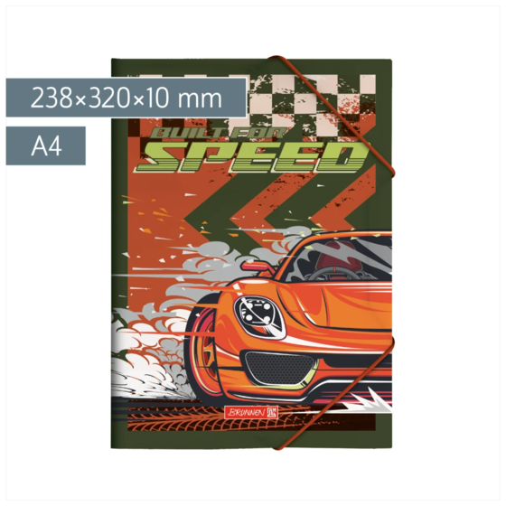 Sammelmappe Fast Wheels für A4 | A4, Füllhöhe: 10 mm
