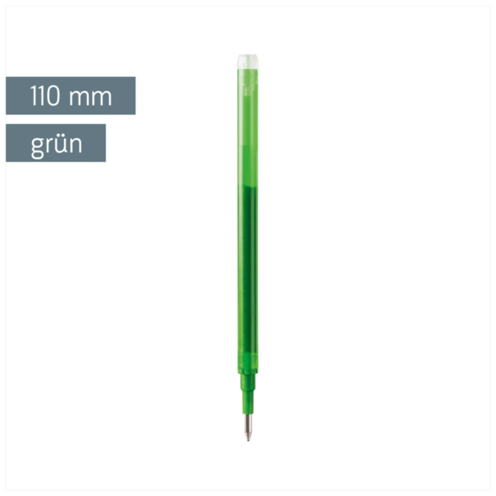 Ersatzmine „REMOVE“ Colour Code radierbar | breit, 0,7 mm, kiwi