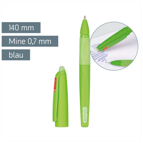Gelschreiber „REMOVE“ Colour Code radierbar | breit, 0,7 mm, kiwi