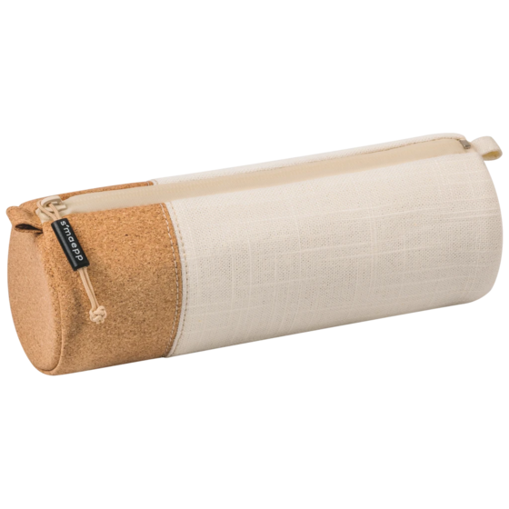 Schlampermäppchen s'maepp M „Linen“ | creme/braun
