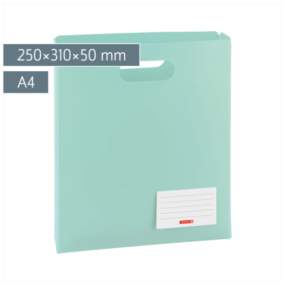 Heftbox FACT!pp | A4, Füllhöhe: 50 mm, mint