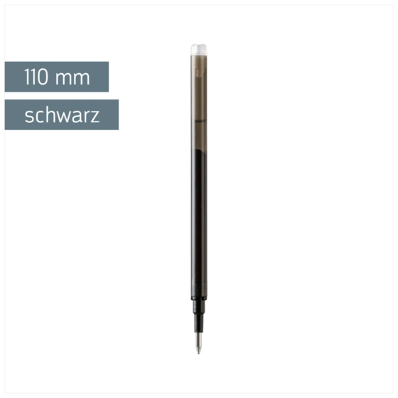 Ersatzmine „REMOVE“ Colour Code radierbar | breit, 0,7 mm, onyx