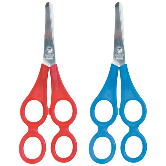 Therapeutenschere | abgerundet, 170 mm, sortiert, blau, rot