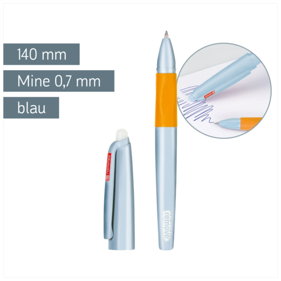 Gelschreiber „REMOVE“ radierbar | breit, 0,7 mm, soft blue