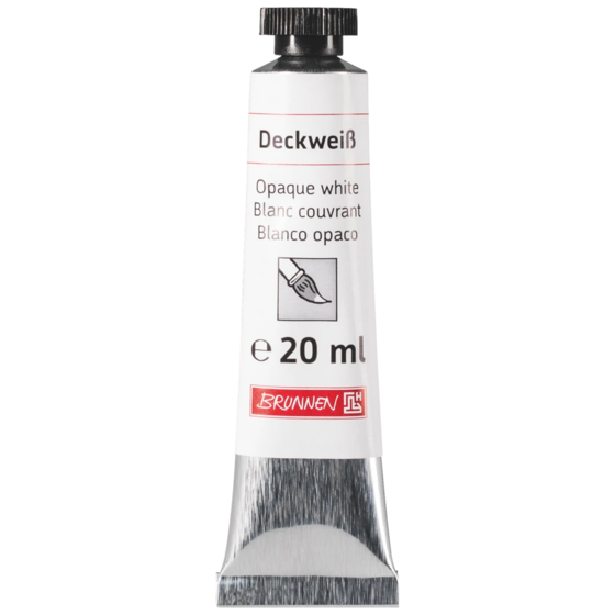 Deckweiß | weiß, 20 ml
