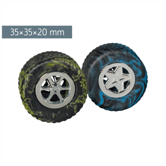 Radiergummi Fast Wheels 3D