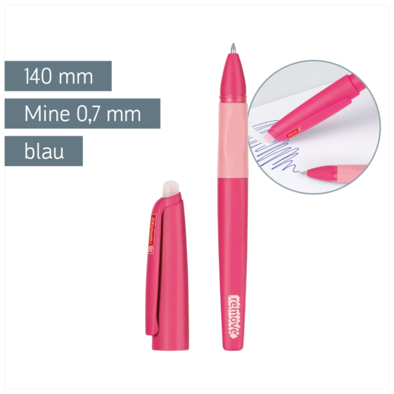 Gelschreiber „REMOVE“ Colour Code radierbar | breit, 0,7 mm, tulip