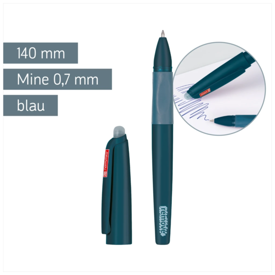 Gelschreiber „REMOVE“ Colour Code radierbar | breit, 0,7 mm, denim