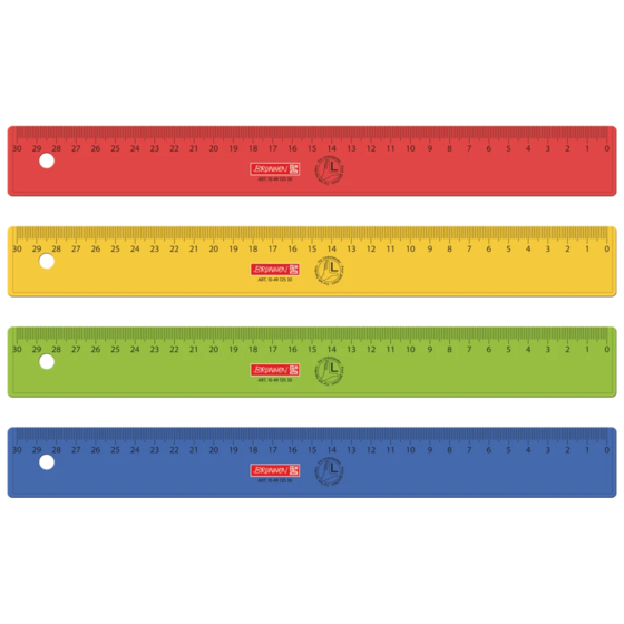 Lineal Linkshänder | 30 cm, sortiert