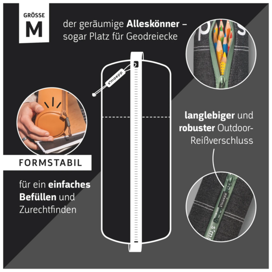 Schlampermäppchen s'maepp M Colour Code | onyx