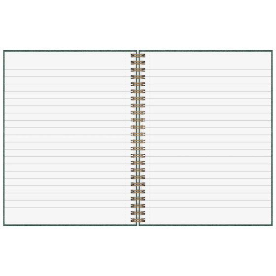 Notizbuch Premium Wire | A5, liniert, forest green