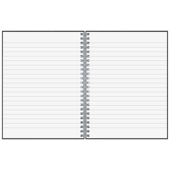Notizbuch Premium Wire | A5, liniert, schwarz