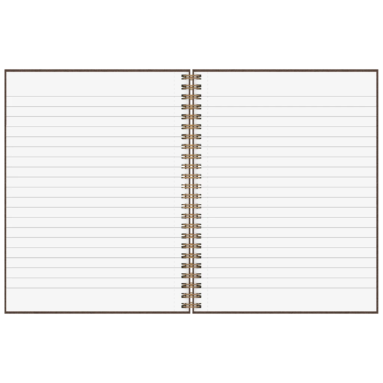 Notizbuch Premium Wire | A5, liniert, chocolate
