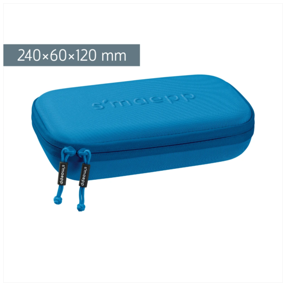 Schlampermäppchen s'maepp XL Hardcase Colour Code | 1 Klappe(n), azur
