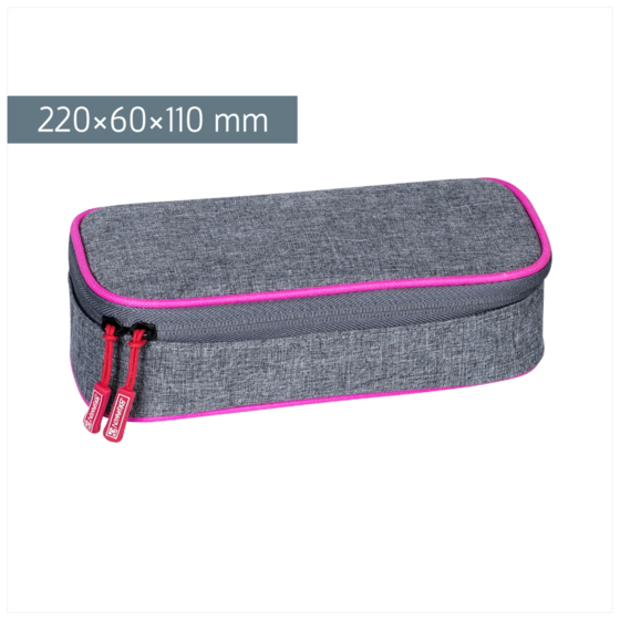 Schlampermäppchen „Stone“ | 1 Klappe(n), neonpink