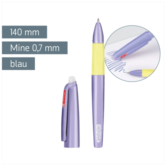 Gelschreiber „REMOVE“ radierbar | breit, 0,7 mm, lilac
