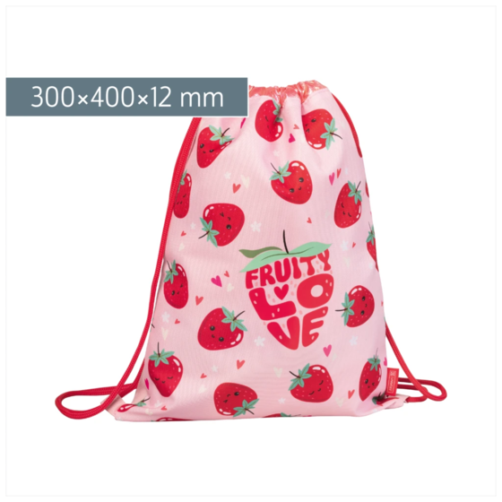 Sportbeutel Fruity Love | rosa/rot