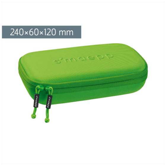 Schlampermäppchen s'maepp XL Hardcase Colour Code | 1 Klappe(n), kiwi