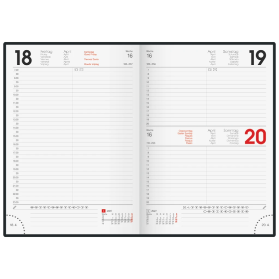 Buchkalender Design Line Mod. 795 2027 „Tropical“ | A5, Papier