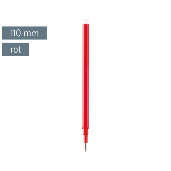Ersatzmine „REMOVE“ Colour Code radierbar | breit, 0,7 mm, red