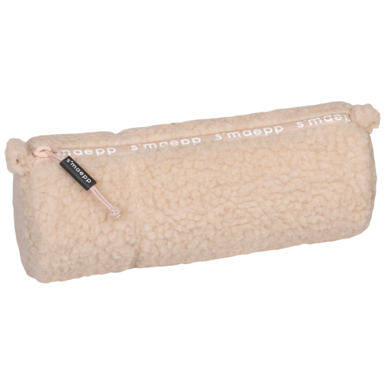 Schlampermäppchen s'maepp M „Plüsch“ | beige
