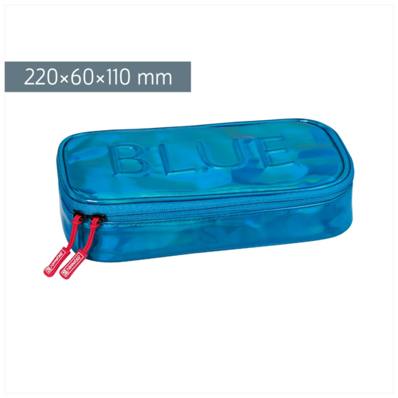 Schlampermäppchen „Electric“ | 1 Klappe(n), blue