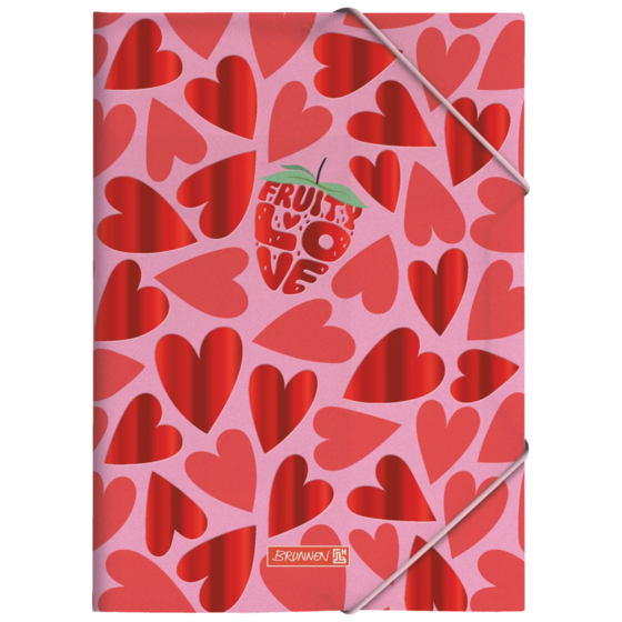 Sammelmappe Fruity Love für A4 | A4, Füllhöhe: 10 mm, rosa/rot