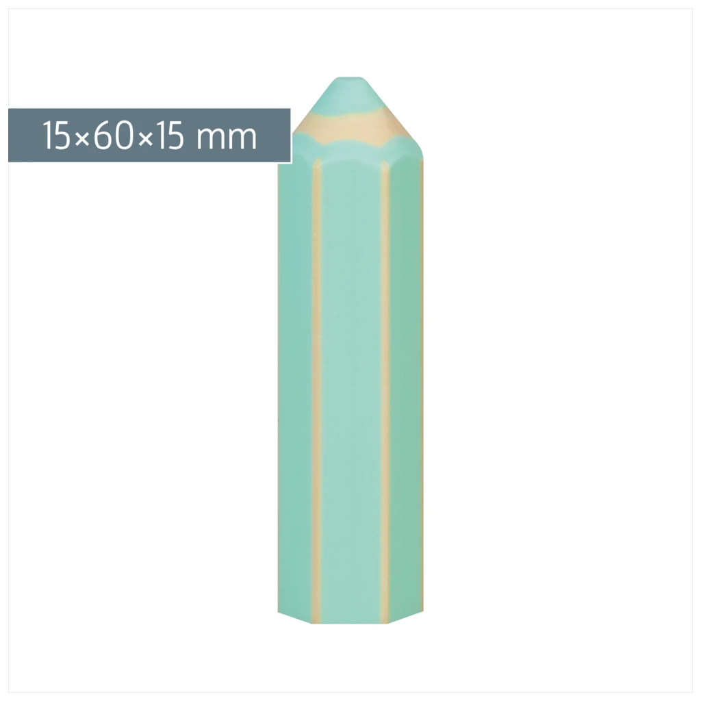 Radiergummi „Stift“ Colour Code 3D | mint