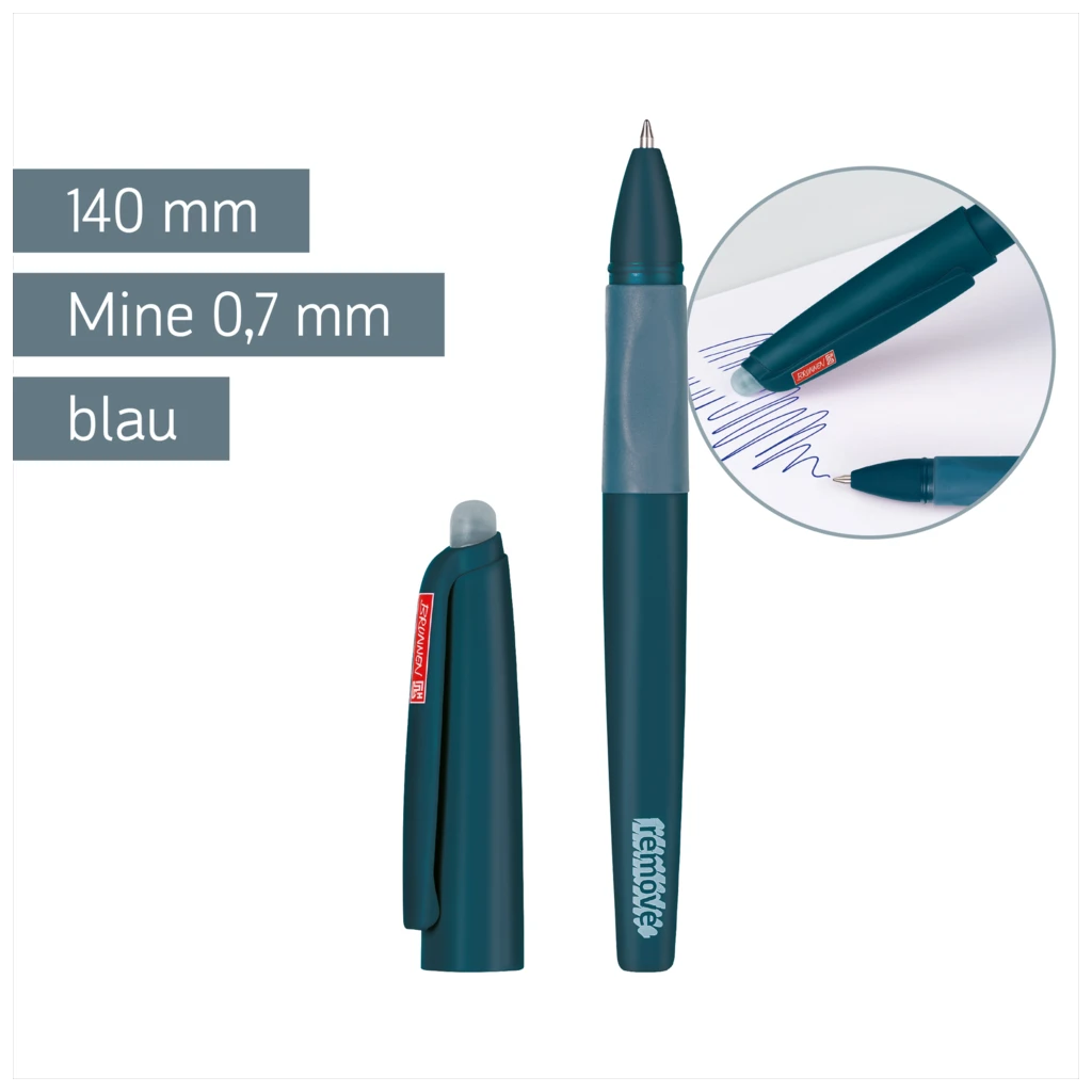 Gelschreiber „REMOVE“ Colour Code radierbar | breit, 0,7 mm, denim