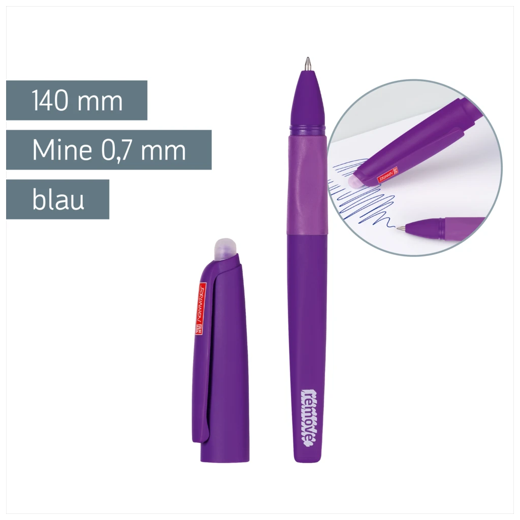 Gelschreiber „REMOVE“ Colour Code radierbar | breit, 0,7 mm, purple