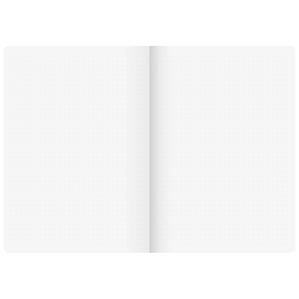 Notizbuch Premium FACT!plus Kladde | A5, punktiert, braun