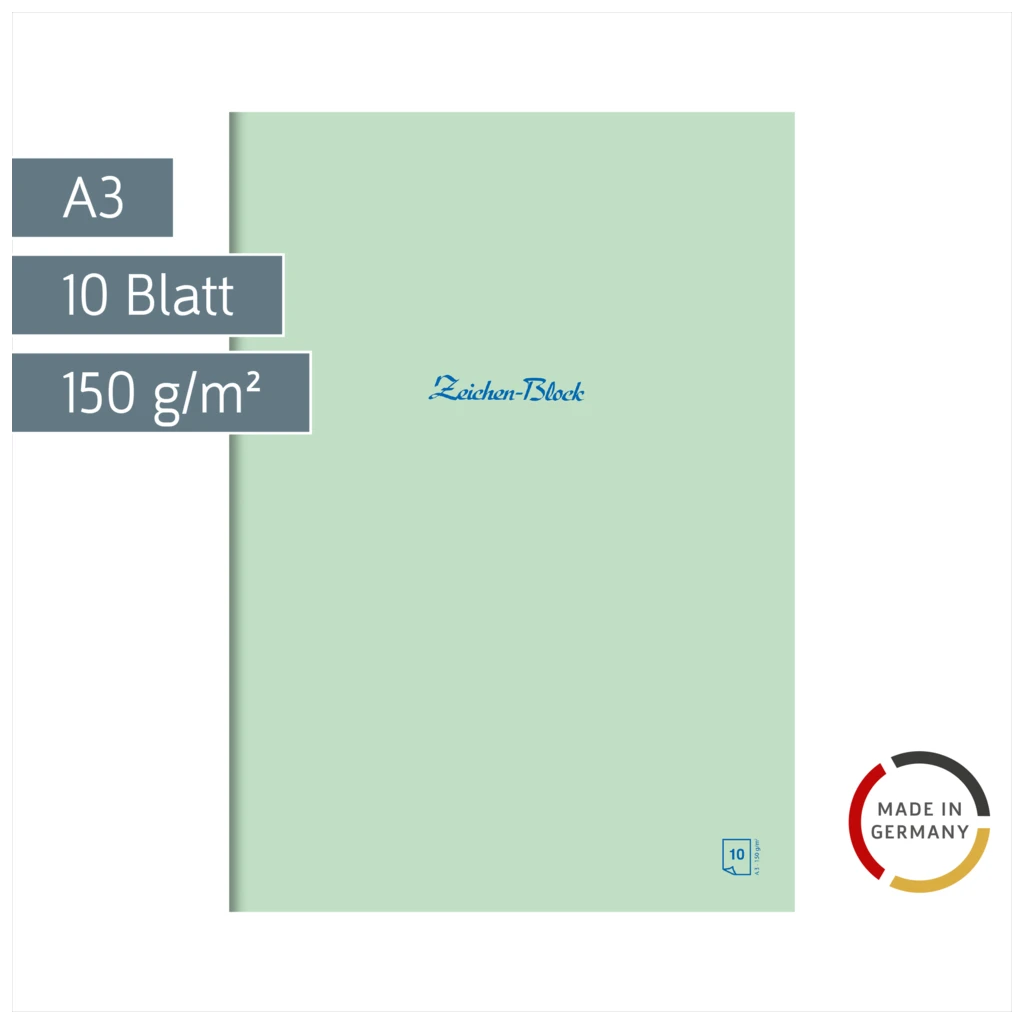 Zeichenblock | A3, 10 Blatt
