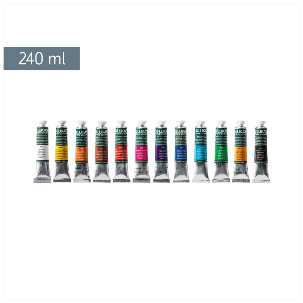Temperafarben-Set | 240 ml