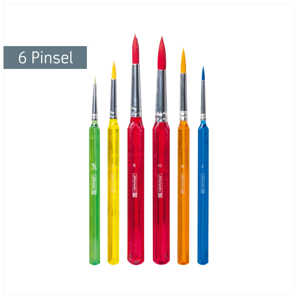 Schulpinsel-Set | 6 Pinsel