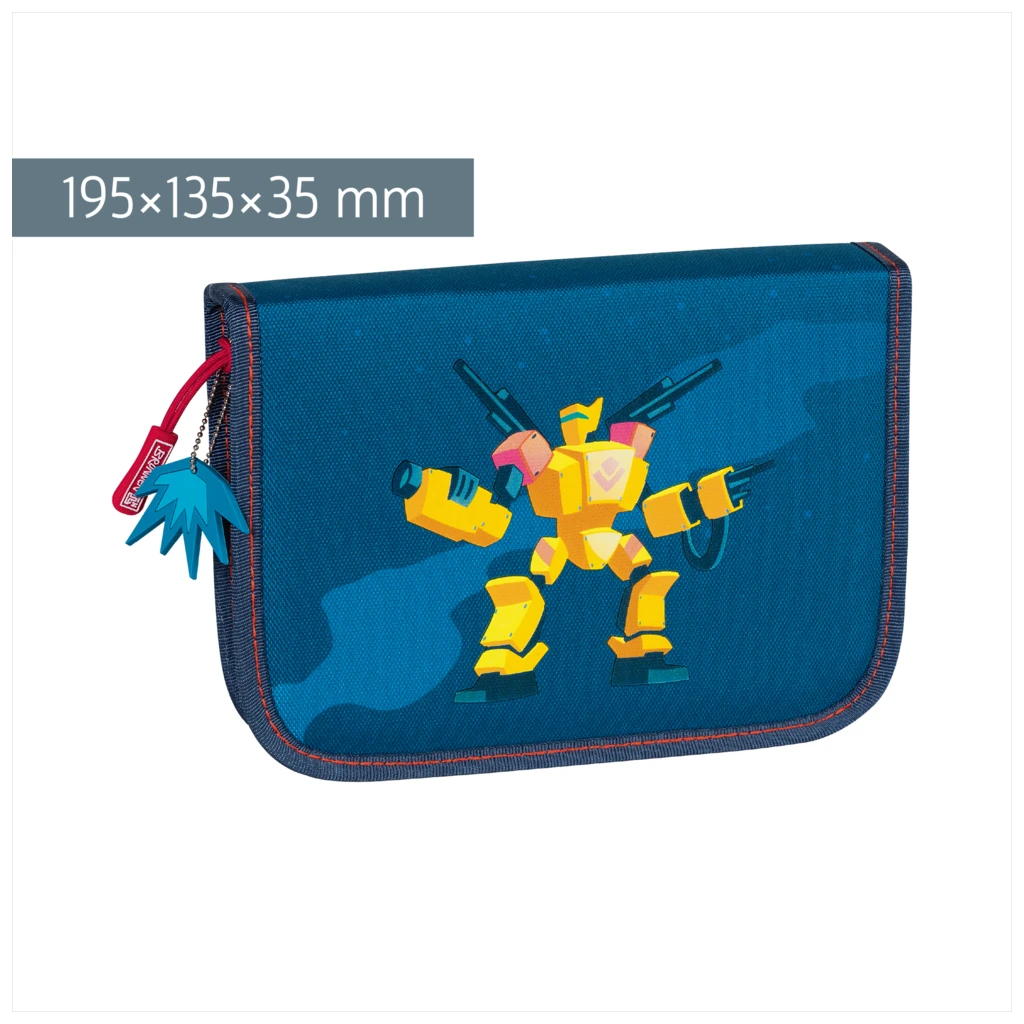 Federmäppchen „Transformer“ | 2 Klappe(n), blau