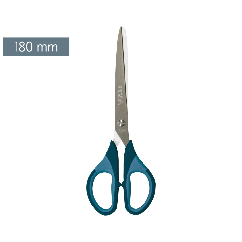 Büroschere Soft-Touch Colour Code | spitz, 180 mm, denim