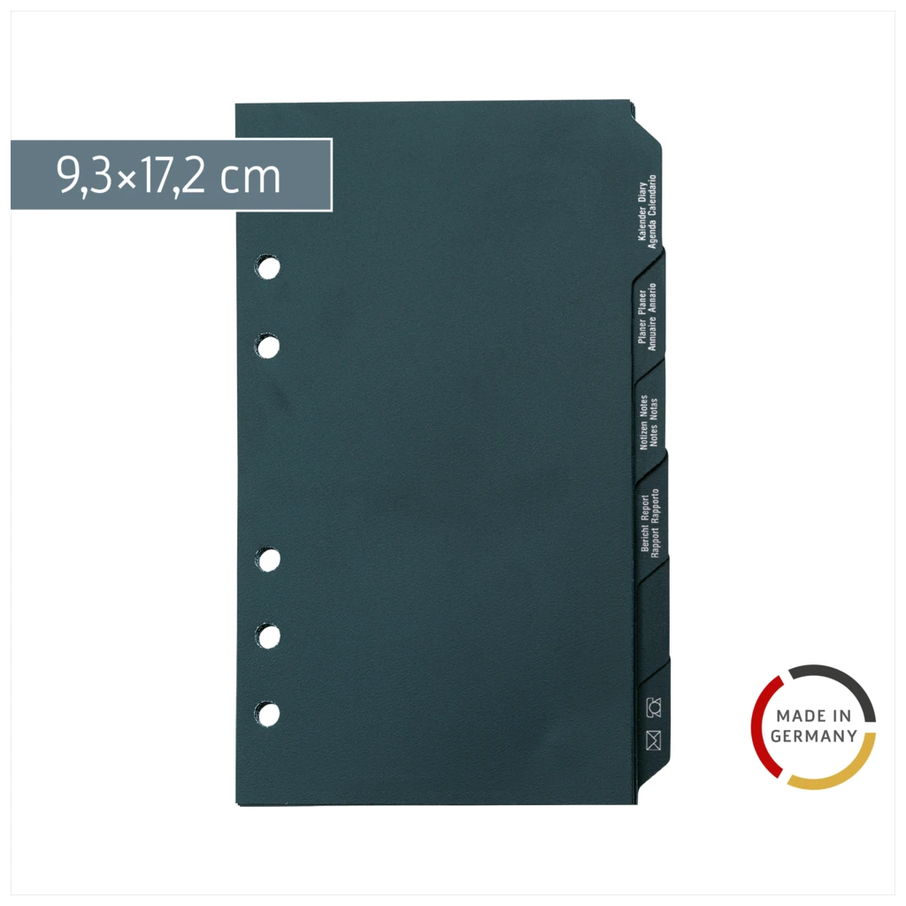 Kalender-Register FILIUS | schwarz