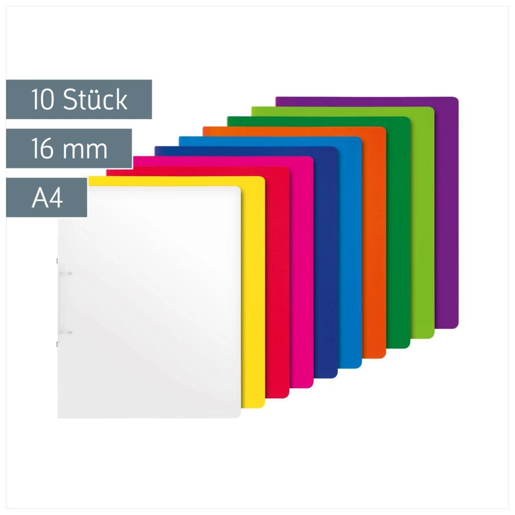 Ringbuch-Set FACT!pp | A4, 2 Ringe, Füllhöhe: 16 mm, 10 Stück