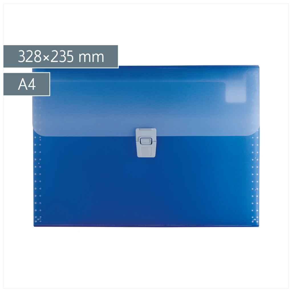 Fächermappe FACT!pp | A4, 10 Fächer, blau
