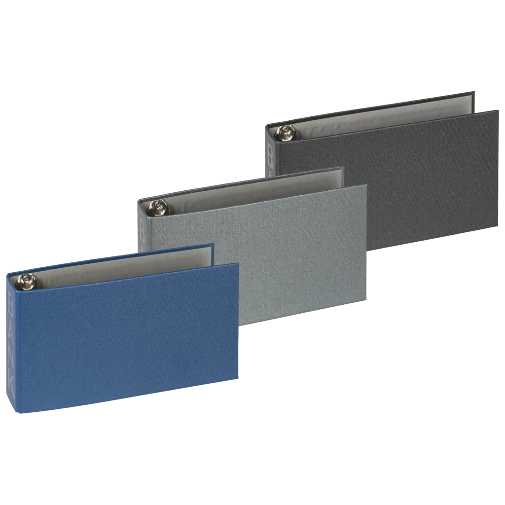 Bankordner Metallico | 2-Bügel-Reiß-Mechanik, Ø 30 mm, sortiert