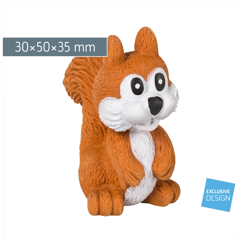 Radiergummi „Eichhörnchen“ 3D | braun