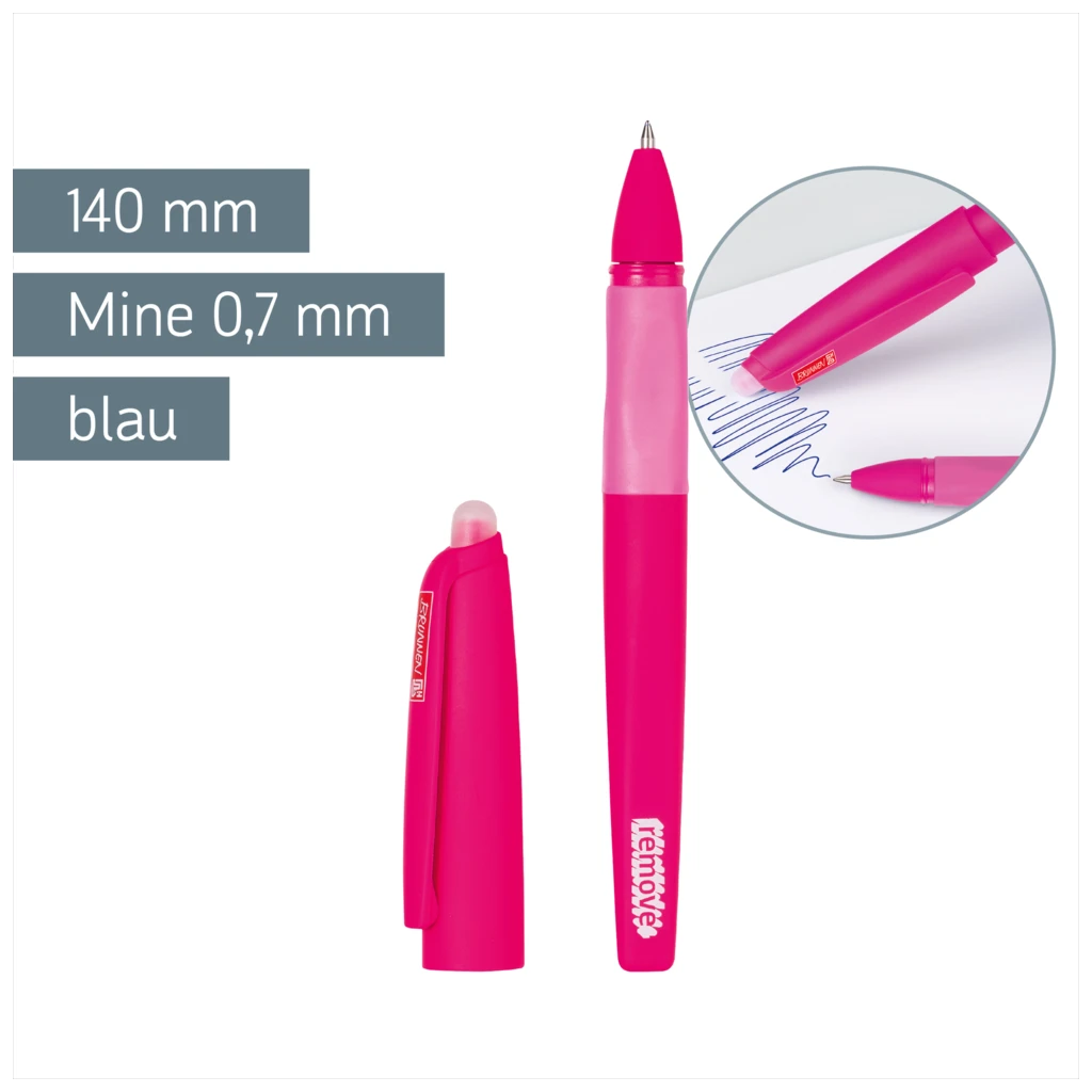 Gelschreiber „REMOVE“ Colour Code radierbar | breit, 0,7 mm, pink