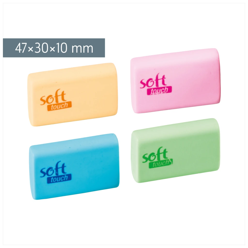 Radiergummi Soft-Touch | sortiert