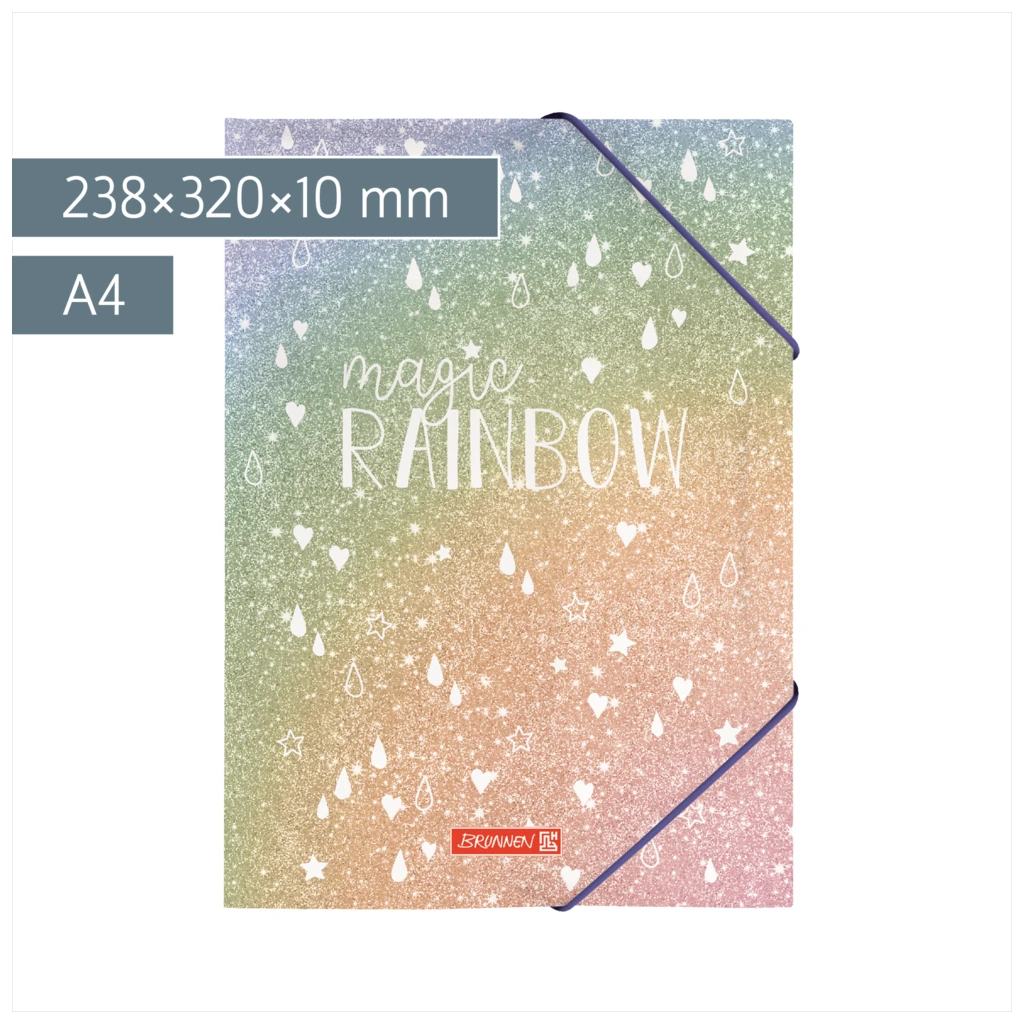 Sammelmappe „Regenbogen“ Magic Rainbow | A4, Füllhöhe: 10 mm, regenbogen