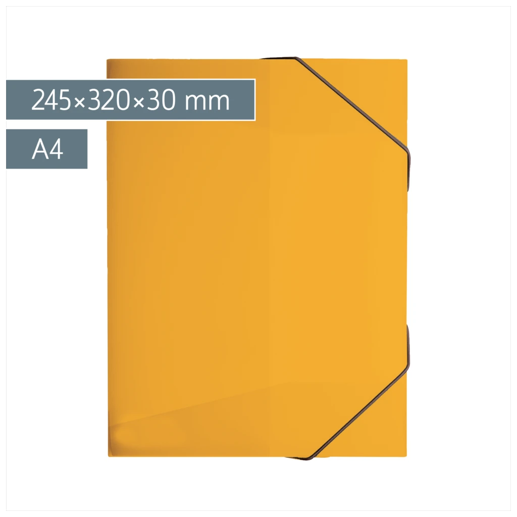 Heftsammler FACT!pp | A4, Füllhöhe: 30 mm, gelb