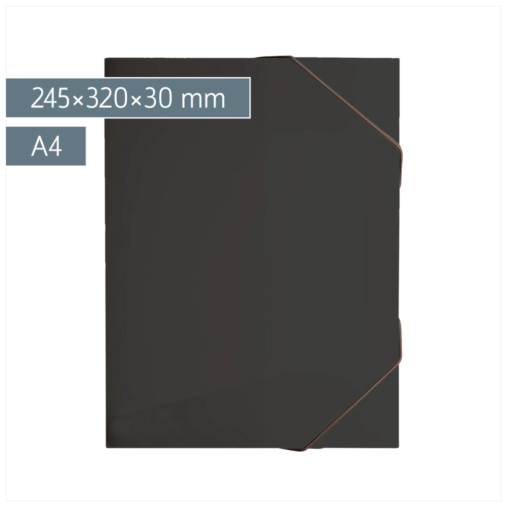 Heftsammler FACT!pp | A4, Füllhöhe: 30 mm, onyx