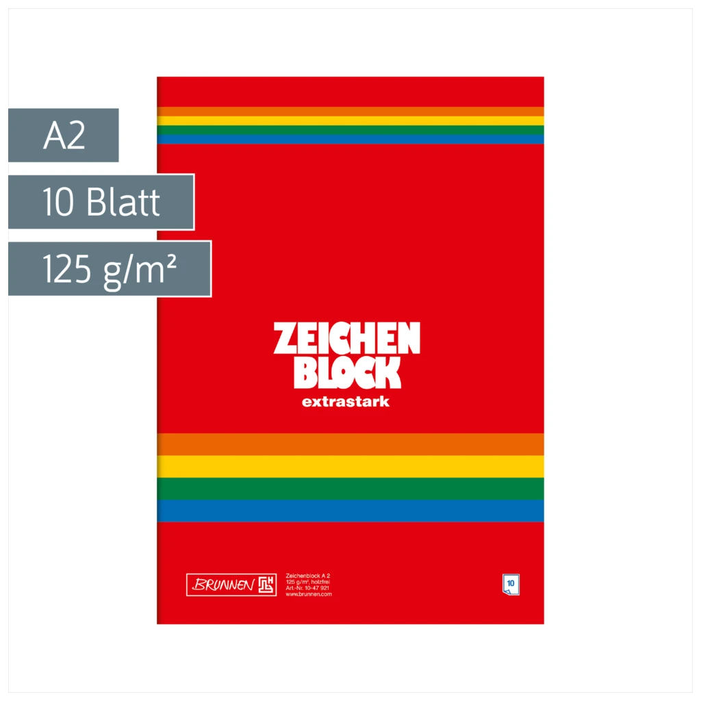 Zeichenblock | A2, 10 Blatt